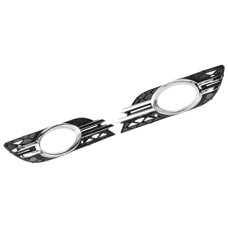 Front Fog Light Grill Chrome Trim Cover Set Fit Mercedes-Benz E-CLASS W211 07-09