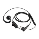 M-018 Small PTT-B6 Curve Hook Earhook Headset For GP2100 CP040 SP21 PRO2150 P080