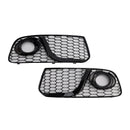 2013-2017 Audi Q5  Black Front Bumper Fog Light Grille Grill 8R0807681M