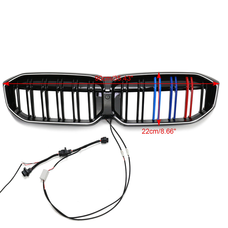 BMW 3 Series G20 G28 2023-2024 M Double Line Black Front Kidney Grille Mesh