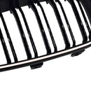 2013-2019 Fit BMW 3 Series F34 GT Dual Slat Front Bumper Grille Gloss Black