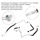 2010-2013 BMW 5 series GT (F07) 2X Engine Oil Cooler Hose Pipe Inlet & Outlet 17227636879