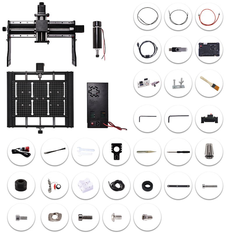 CNC 3020 Plus 500W Router Engraver Laser Machine Milling Cutting Metal Wood