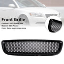 Gloss Black Front Bumper Honeycomb Grille Grill Fit Volvo S40 V50 2008-2012