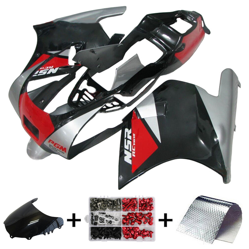 Amotopart Honda NSR250R 1988-1989 Fairing Kit Bodywork Plastic ABS