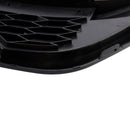 Gloss Black Front Bumper Grille Fit Ford Transit Custom Trail 2018-2023 W/ 3LED