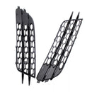 Front Bumper Honeycomb Fog Grille Cover For Audi A4 C7 2012-2015 Black