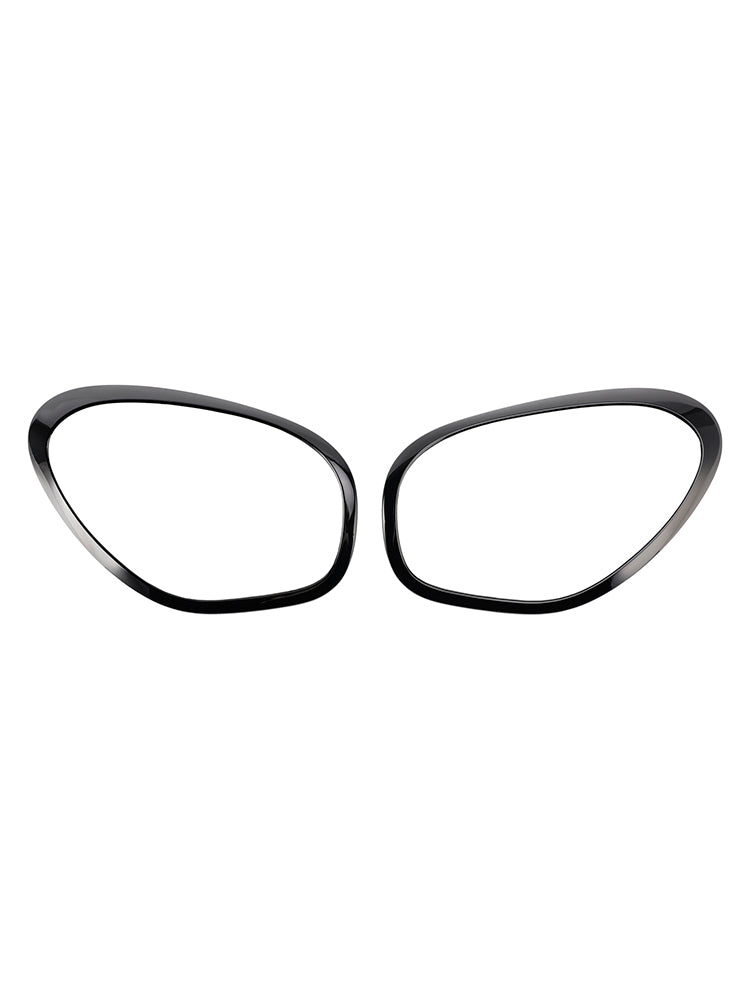 2pcs Gloss Black Headlights Ornamental Ring For Mini Cooper Countryman R60