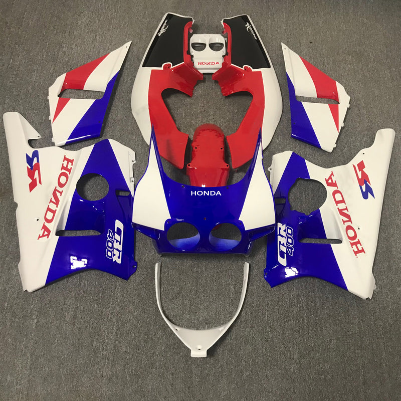 Amotopart Honda CBR400RR NC23 1987-1989 Fairing Kit Bodywork Plastic ABS