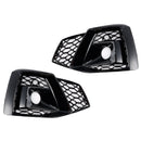 2PCS Front Bumper Fog Light Cover Grille 8W6807682T3Q7 Fit Audi S5 2020-2023