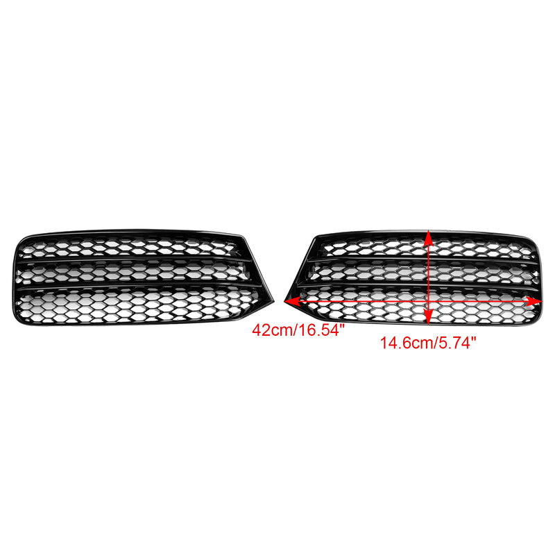 Audi A1 8X 2015-2018 Pair Front Bumper Fog Light Cover Grill Grille