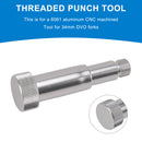 Lower Leg Removal Tool.-Threaded punch to remove DVO leg for DVO Fork rebuild