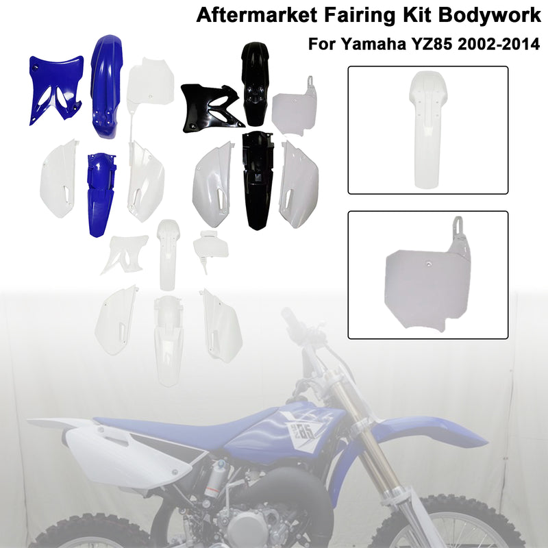 Body Plastic Kit Fender Fairing For Yamaha YZ85 2002-2014