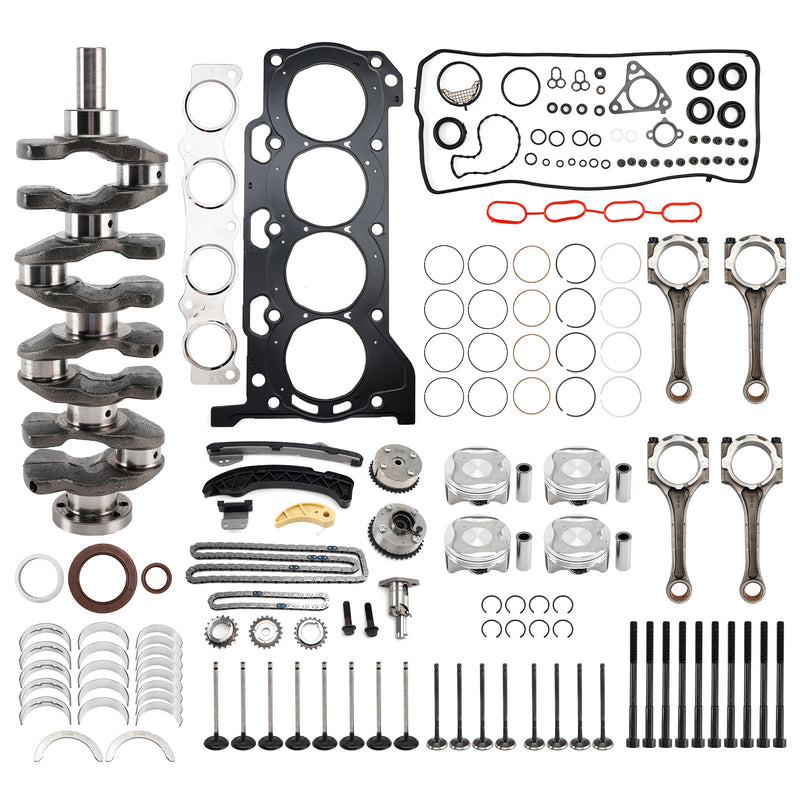 2ZR-FE 1.8L Engine Rebuild Overhaul Kit Crankshaft Rods Timing for Toyota