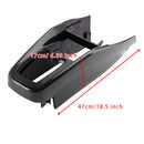 Car Center Console Trim 1J1863201D For VW Golf Jetta Carbon Fiber Pattern