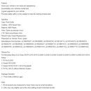 Front Bumper Grille Grill Fit Mercedes Benz CLS-Class W218 CLS350 2015-2018