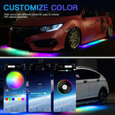 4Pcs LED Chassis Light Modified With Fantasy Ambient Light APP Controller 90cm*2+120cm*2