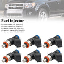 6PCS Fuel Injector 0280158189 Fit Ford Escape Fusion Fit Mazda 3.0L V6