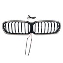 2021-2024 Fit BMW 5 Series G30 G38 Gloss Black Front Kidney Grill Grille