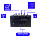 PP500 Phono Preamp Preamplifier 12V Level Volume Control for LP Vinyl Turntable
