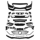 Body Kit Bumper Fit Mercedes Benz W205 2015-2018 Facelift C63 2019+ AMG Style