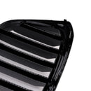 Front Bumper Kidney Grille Fit BMW X3 G01 X4 G02 2022-2025 Glossy Black