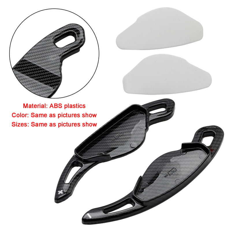Carbon Fiber Style Steering Wheel Shift Paddle Shifter Fit Jaguar XF XEL F-Type