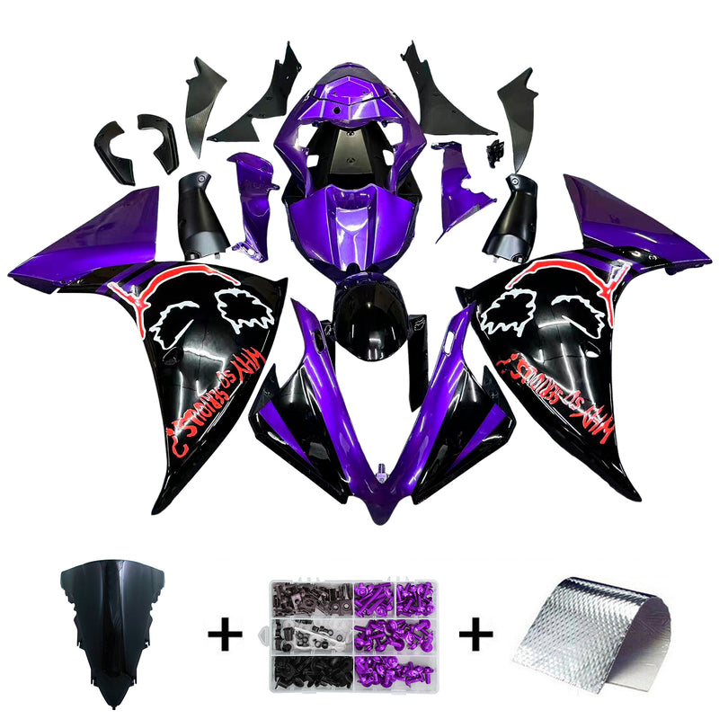 Amotopart Yamaha YZF 1000 R1 2009-2011 Fairing Kit Bodywork Plastic ABS