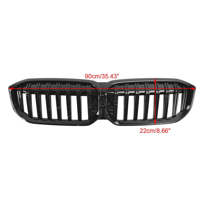 BMW G20 320i 330i M340i 2023-2024 Gloss Black Front Kidney Grille Grill