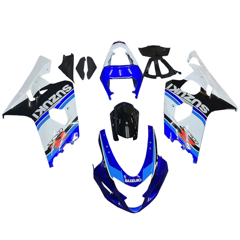 Fairings 2004-2005 Suzuki GSXR 600 750 Blue White Black GSXR  Generic