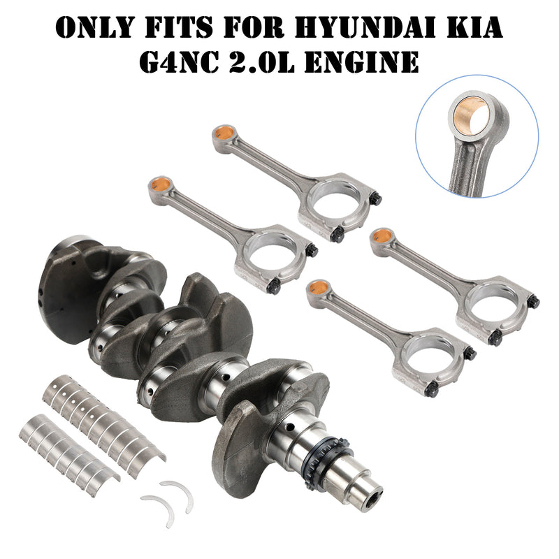 Kia KX3 (KC) (2015??019) / Soul (2012??019) G4NC 2.0L Engine Crankshaft Conrod Main & Rod Bearing Kit
