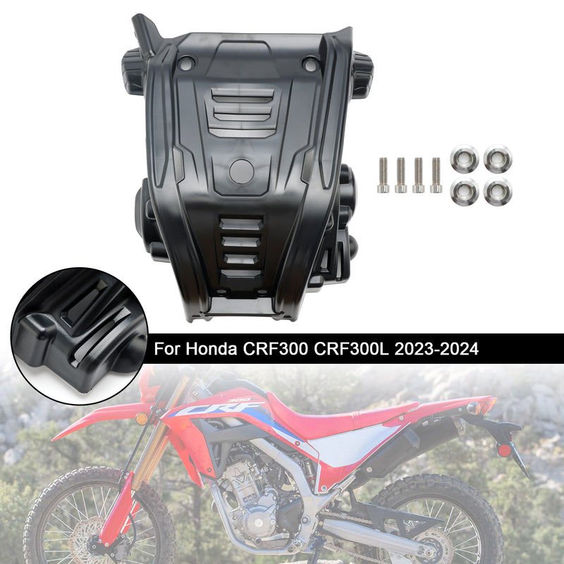 Skid Plate Engine Guard Crack Plastic For Honda CRF300 CRF300L 2023-2024