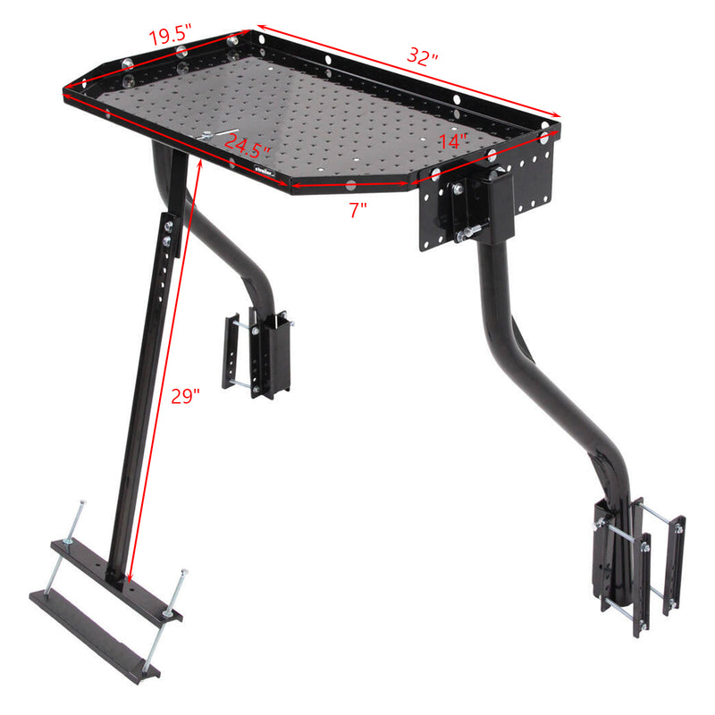A-Frame Cargo Carrier For Outdoor and Generator Storage For RV Trailer Tray