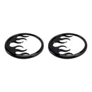 Flame Speaker Grills Accent Trim Cover For Touring Electra Glide Ultra Classic