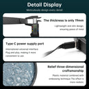 Car Rear Window Lamp Side Lamp Embossed Moon Decorative Lamp