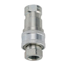 3/8" NPT Hydraulic Quick Connect Coupler ISO B 7241 Male & Female