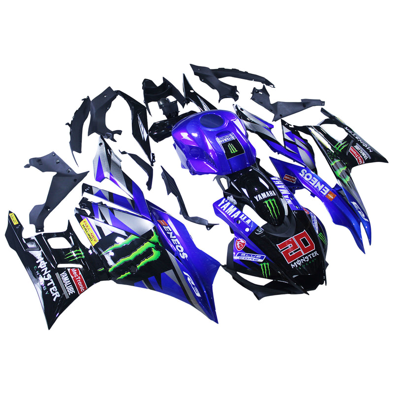 Yamaha YZF-R3 R25 2019-2021 Fairing Kit Bodywork Plastic ABS