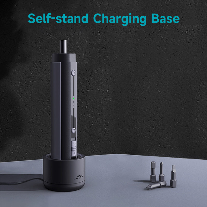 220RPM 38-in-1 Multi-Function 3.6V Electric Screwdriver Set 2000mAh Li-Ion Battery with Charging Base and LED Lighting 4N.m Torque Repair Tool for Electronics Phone Camera Laptop Watch