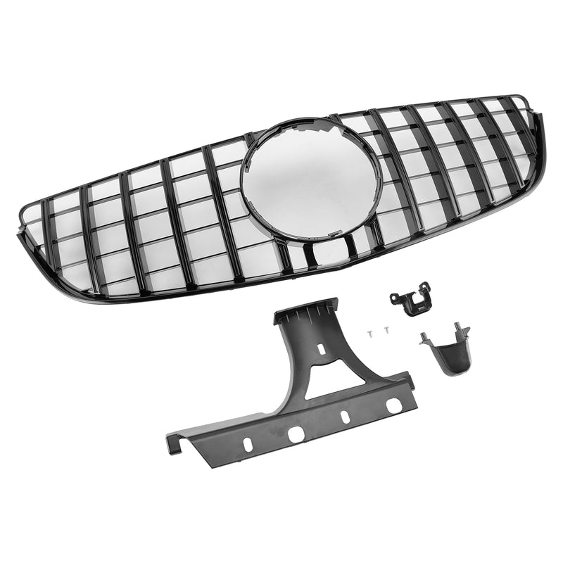 GT Style Front Bumper Grille Grill Fit Mercedes E-CLASS W207 Coupe 2014-2017