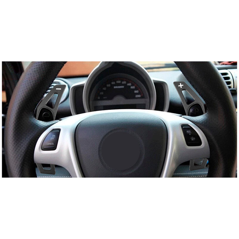 Steering Wheel Paddle Shifter Extension For Smart Aluminium Black