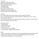 Gloss Black Rear Boot Spoiler For Mercedes-Benz S-Class W222 2014-2020