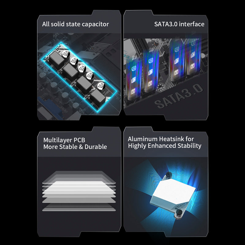 B550M-K Computer Motherboard AM4 protocol M.2 Hard Drive Supports Ryzen 3-5