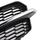 2016-2018 Audi A6 S6 Sline Fog Light Grill Cover Lamp Grille W/ Fog Light