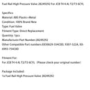 JCB T4 4.4L T2/T3 6CYL Fuel Rail High Pressure Valve 28249292