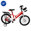 16"/18" Kids Bike for Boys and Girls with auxiliary wheels & Rack & Basket