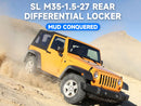 Rear Differential Locker SL M35-1.5-27 For Jeep Wrangler Dana 35 27 Spline 84-04