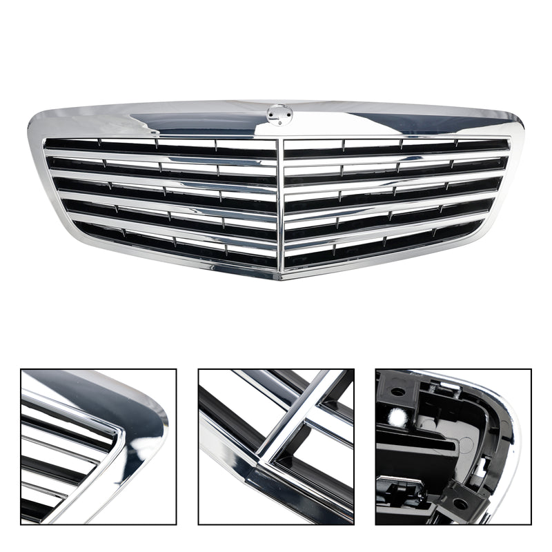 Front Grille Grill Fit Mercedes Benz S-Class W221 S550 S600 S63 S65 2010-2013