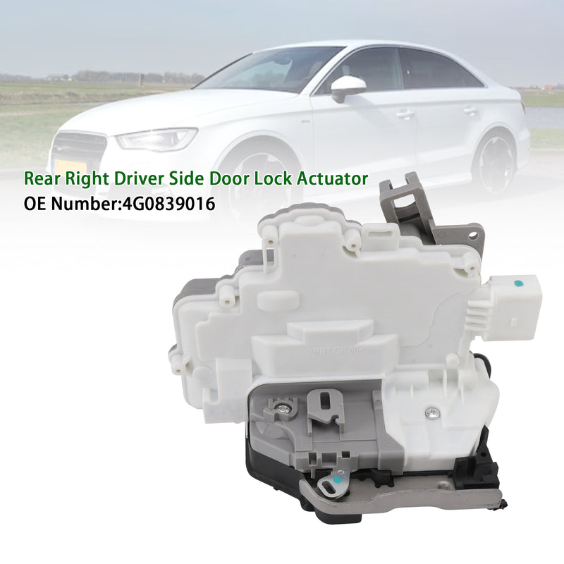 Rear Right Driver Side Door Lock Actuator 4G0839016 For Audi A3 A6 A7 Q3 Q7