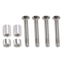 BLACK ALUMINUM TOP RACK CARRIER LUGGAGE PLATE FOR HUSQVARNA NORDEN 901 2021-2024