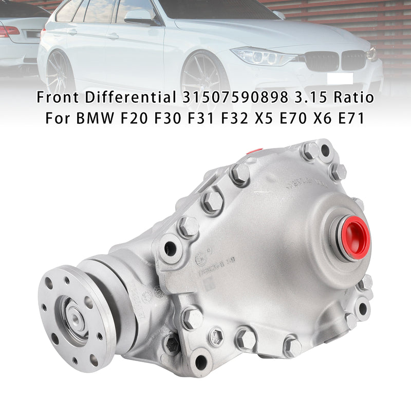 Front Differential 31507590898 3.15 Ratio For BMW F20 F30 F31 F32 X5 E70 X6 E71